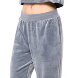 Sergio Tacchini Lina Velour Track Pant - Quiet Shade