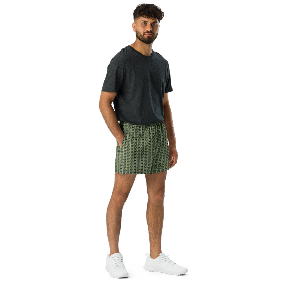 CROWN PICKLEBALL - Logo Pattern Short (Olive)