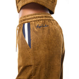 Sergio Tacchini Women's Cordurato Track Pant |  Bronze Brown