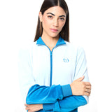 Sergio Tacchini Lina Velour Track Jacket - Baby Blue