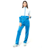Sergio Tacchini Lina Velour Track Jacket - Baby Blue