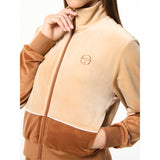 Sergio Tacchini Lina Velour Track Jacket - Candied Ginger