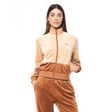 Sergio Tacchini Lina Velour Track Jacket - Candied Ginger