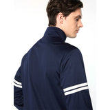 Sergio Tacchini Arturo Mesh Track Jacket - Maritime Blue/ Quiet Gray