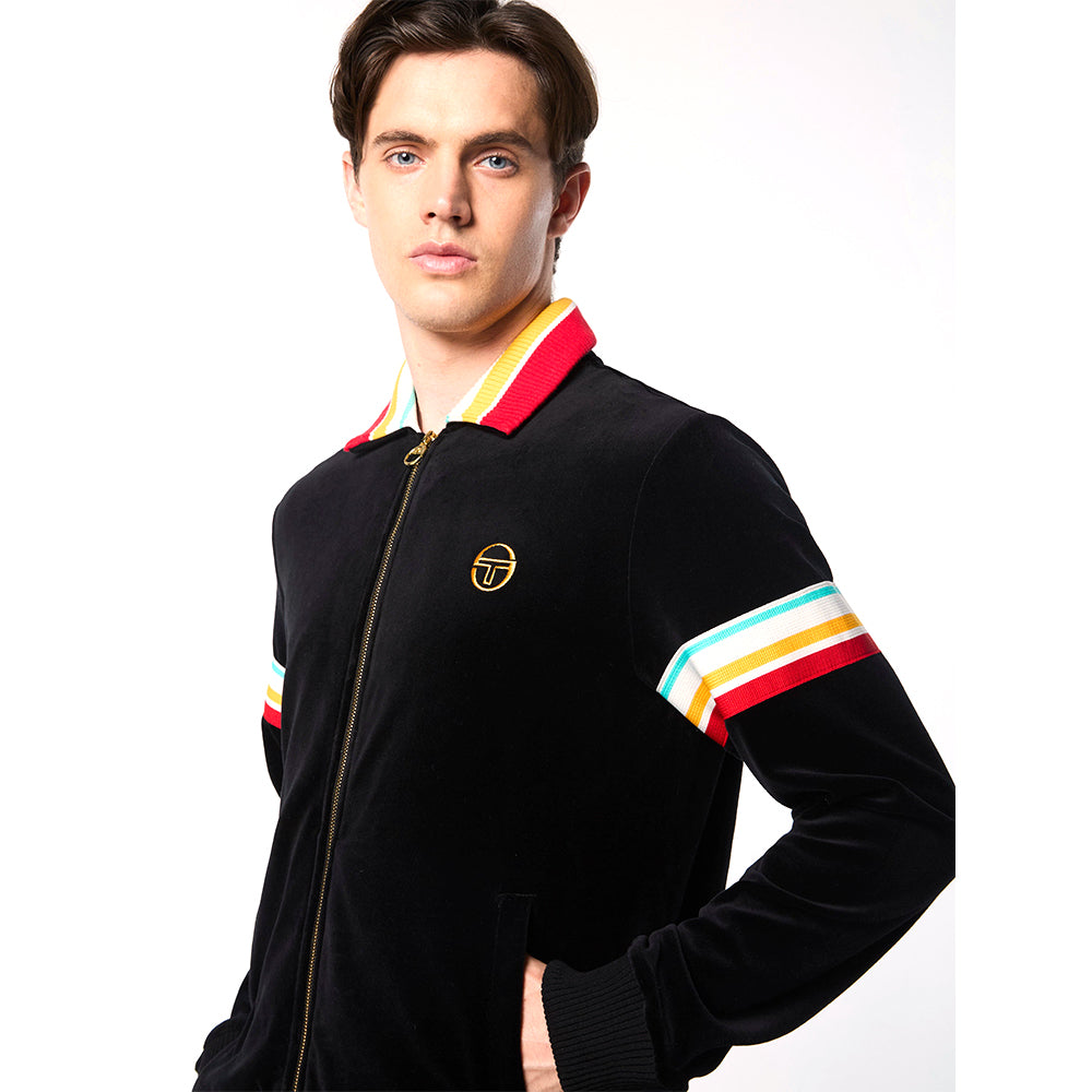 Sergio Tacchini Slice Track Jacket - Black/ Black