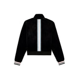 Sergio Tacchini Adele Velour Track Jacket - Black Beauty