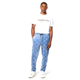 Sergio Tacchini Cosimo Velour Track Pant - Faded Denim