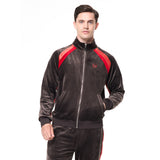 Sergio Tacchini Banda Velour Track Jacket - Mulch
