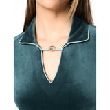 Sergio Tacchini Lina Velour Dress - Green Gables
