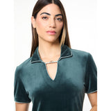Sergio Tacchini Lina Velour Dress - Green Gables