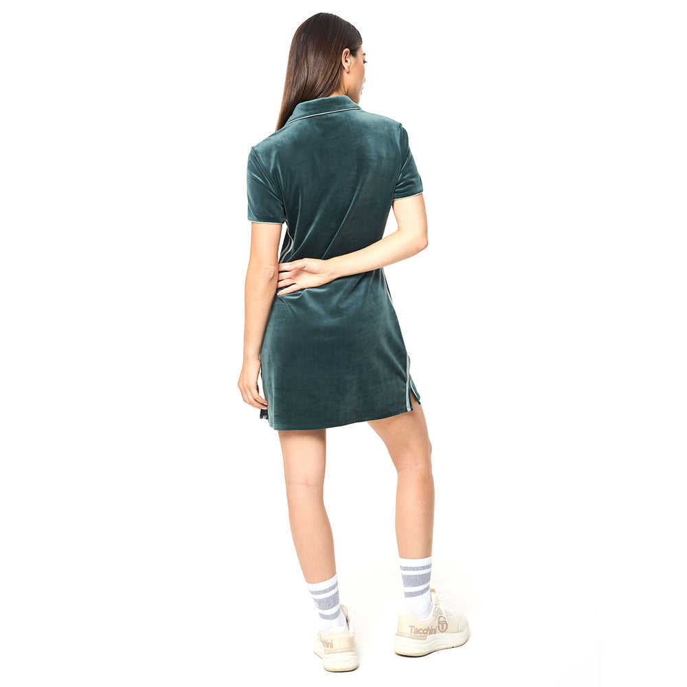 Sergio Tacchini Lina Velour Dress - Green Gables