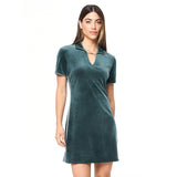 Sergio Tacchini Lina Velour Dress - Green Gables