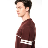 Sergio Tacchini Orion Knit Sweater - Bitter Chocolate/ Gardenia