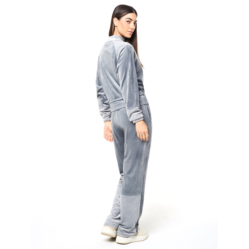 Sergio Tacchini Lina Velour Top - Quiet Shade