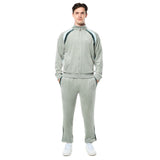 Sergio Tacchini Banda Velour Track Jacket - Slate Gray