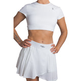 Urban Court - White Minni Pleats Performance Skirt