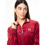 Sergio Tacchini Leta Velour Jacket - Rhubarb