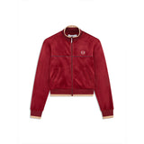 Sergio Tacchini Leta Velour Jacket - Rhubarb