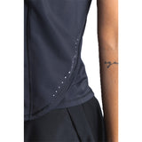 Urban Court - Black Cross-back Performance Tank