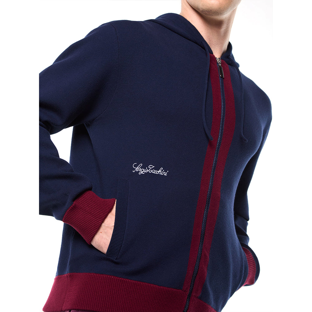 Sergio Tacchini Miglia Hoodie - Maritime Blue