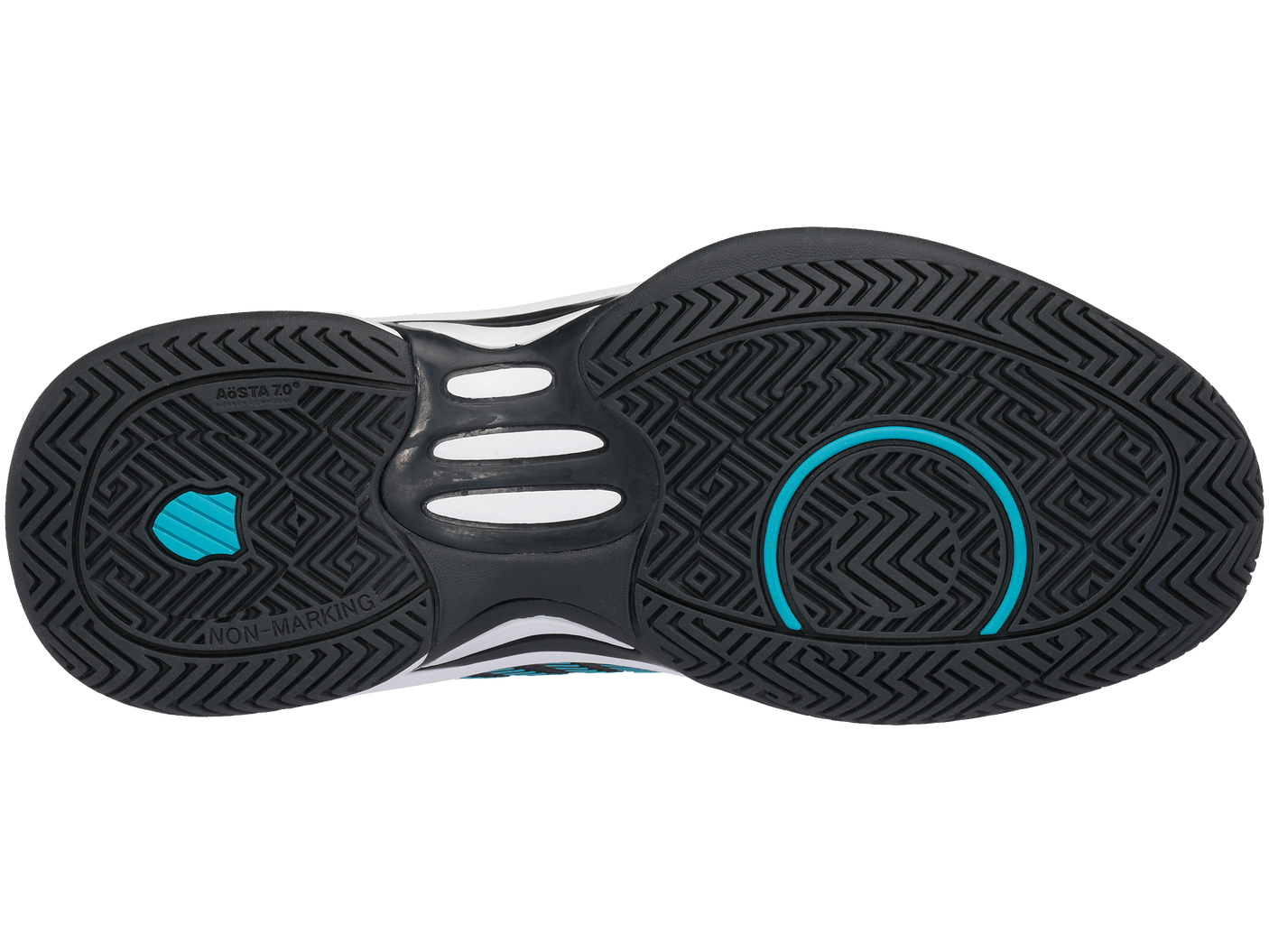 K-Swiss Big Kids' Shoes Hypercourt Express 2 | Gray/Wht/Peacoat