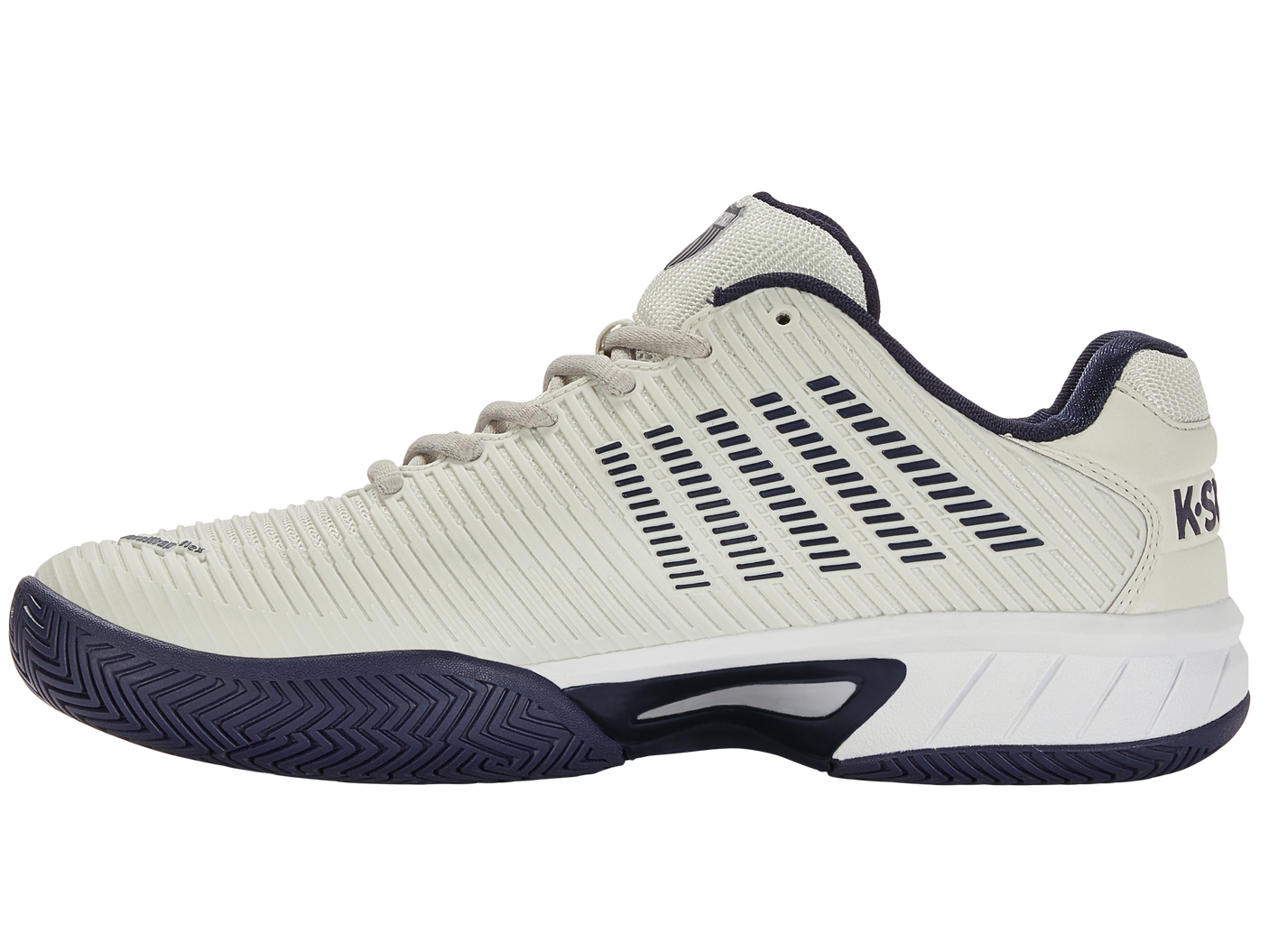 K-Swiss Big Kids' Shoes Hypercourt Express 2 | Gray/Wht/Peacoat