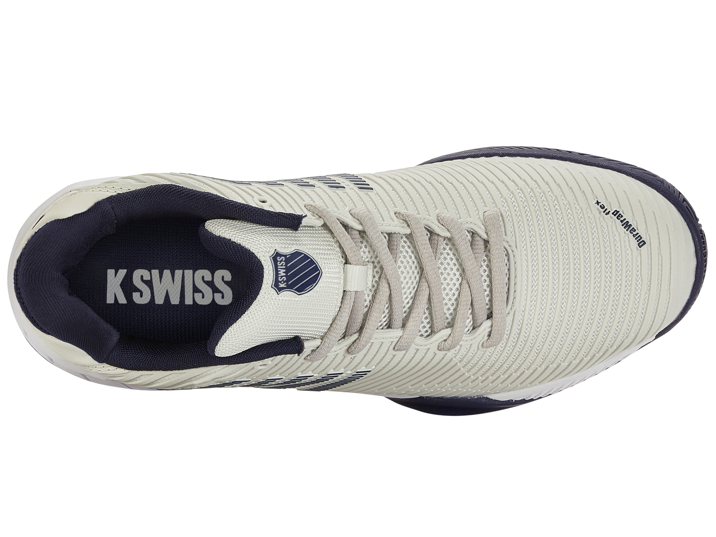 K-Swiss Big Kids' Shoes Hypercourt Express 2 | Gray/Wht/Peacoat