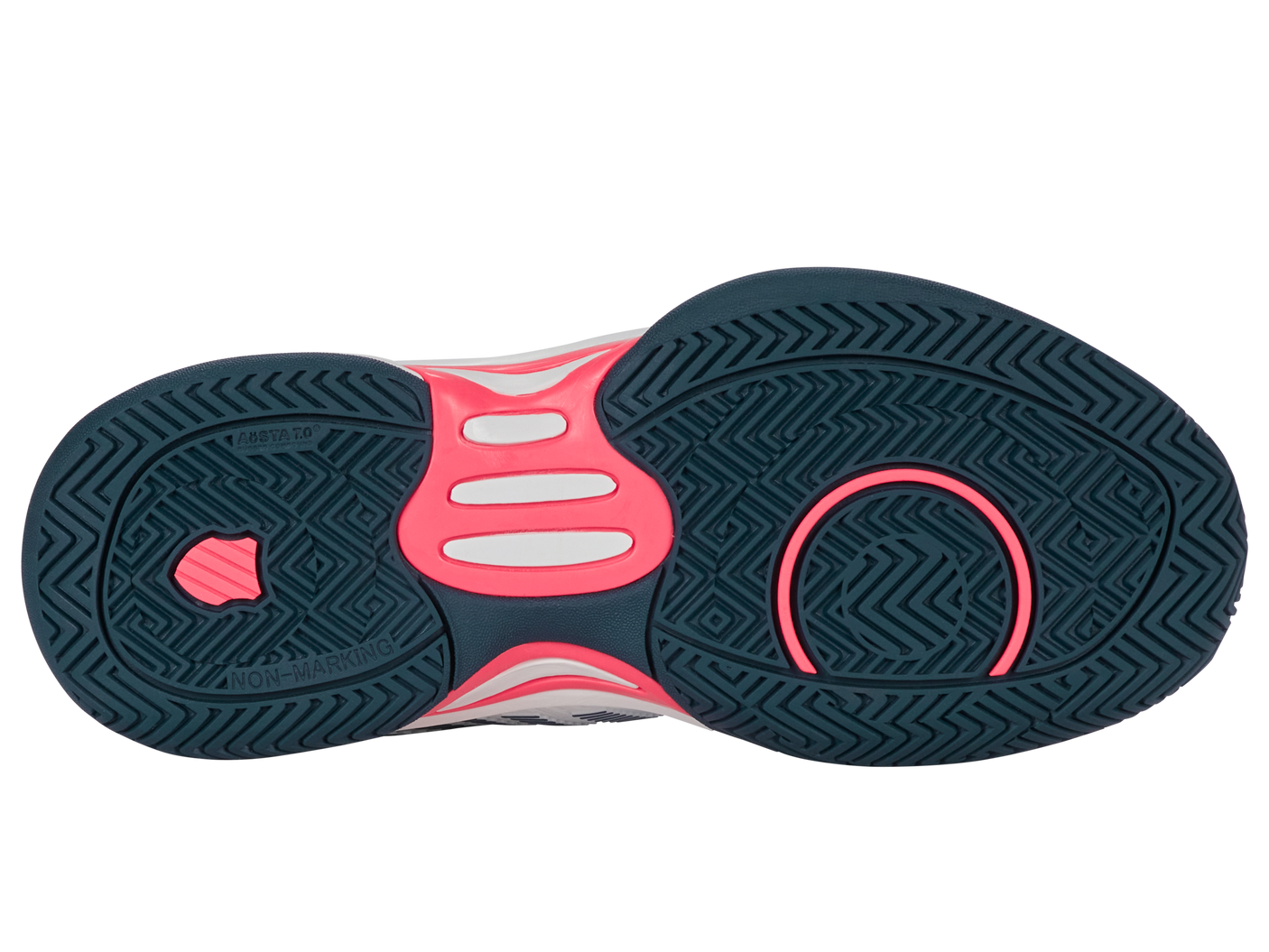 86613-129-M | HYPERCOURT EXPRESS 2 | WHITE/STARGAZER/NEON BLAZE