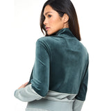 Sergio Tacchini Lina Velour Track Jacket - Green Gables