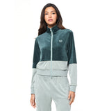 Sergio Tacchini Lina Velour Track Jacket - Green Gables