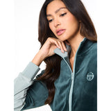 Sergio Tacchini Lina Velour Track Jacket - Green Gables
