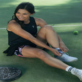 Urban Court - Black Cross-back Performance Tank