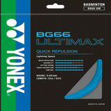 Yonex Badminton String BG66 Ultimax - 10m Set & 200m Reel