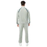 Sergio Tacchini Banda Velour Track Jacket - Slate Gray