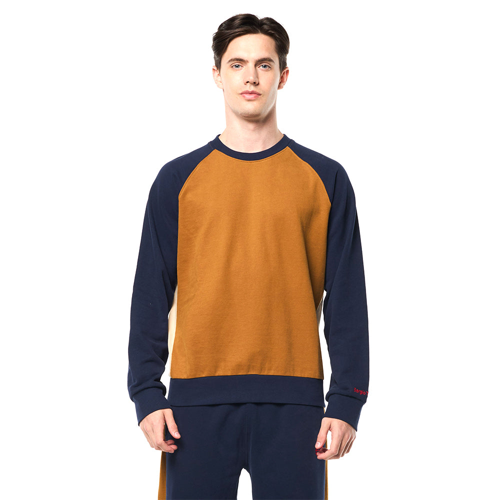 Sergio Tacchini Suonare Crewneck - Bronze Brown