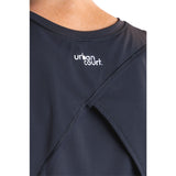 Urban Court - Black Cross-back Performance Tank