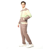 Sergio Tacchini Enzo Striped Track Jacket - Taupe Grey