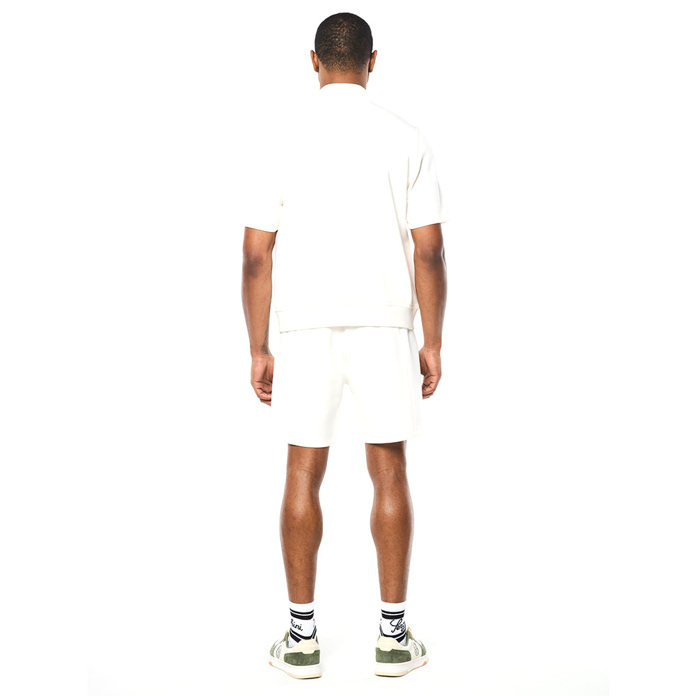 Sergio Tacchini Urso Short Sleeve Track Jacket - Gardenia
