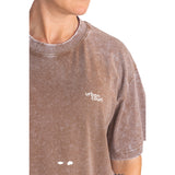 Urban Court - Brown Oversized Urban Pickleball Washed Tee