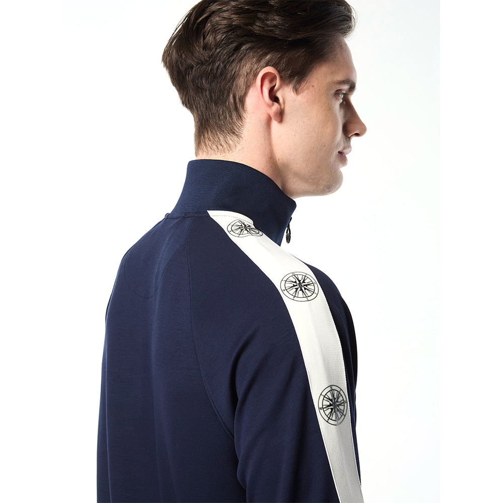 Sergio Tacchini Bussola Track Jacket - Maritime Blue