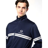 Sergio Tacchini Arturo Mesh Track Jacket - Maritime Blue/ Quiet Gray