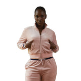 Sergio Tacchini Adele Velour Track Pant - Pale Mauve