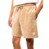 Sergio Tacchini Bandiera Debossed Velour Short | Humus