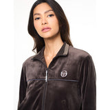 Sergio Tacchini Leta Velour Jacket - Mulch