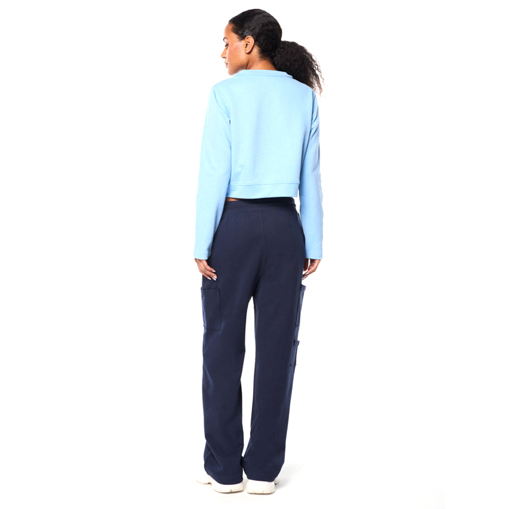 Sudadera Sergio Tacchini Piano con cuello redondo | Azul Della Robbia