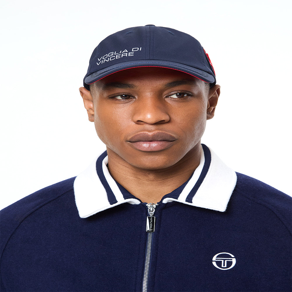 Sergio Tacchini Macchina Hat - Maritime Blue – Racket Central