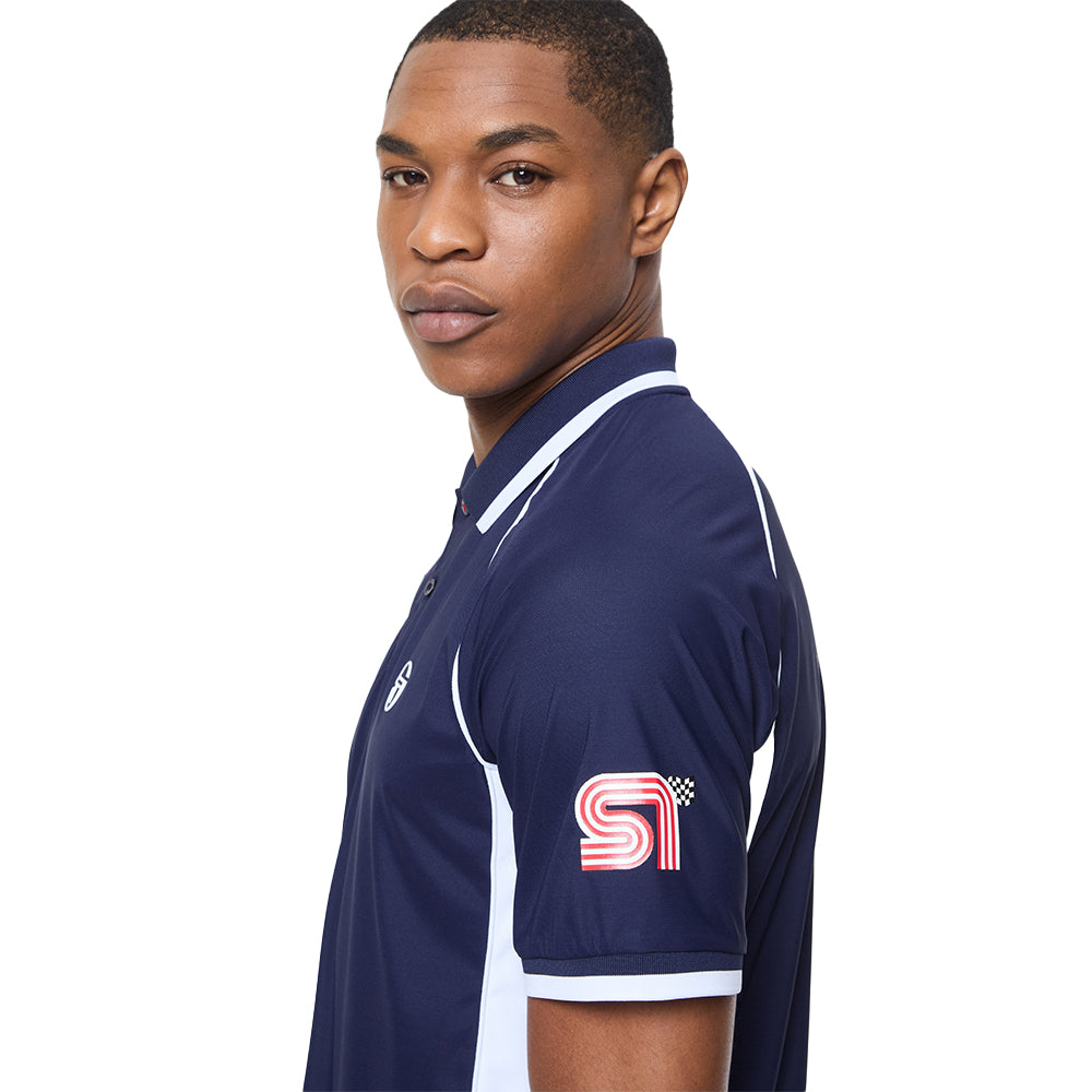 Sergio Tacchini Macchina Polo - Maritime Blue