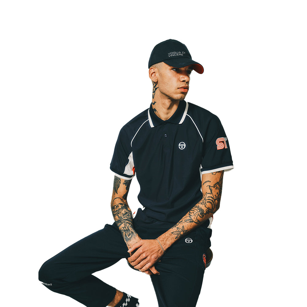 Sergio Tacchini Macchina Polo - Maritime Blue