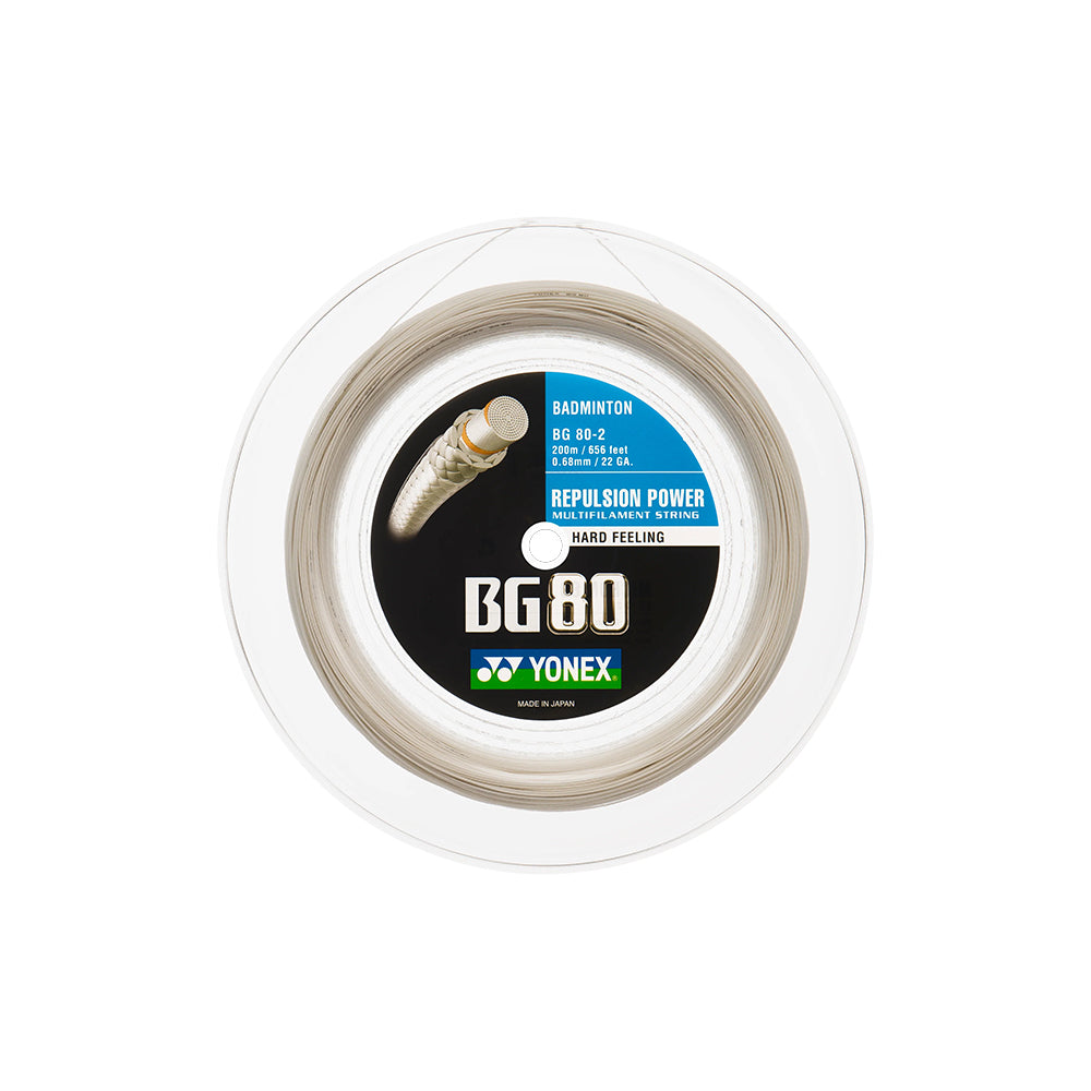 Yonex Badminton String BG80 - 10m Set & 200m Reel