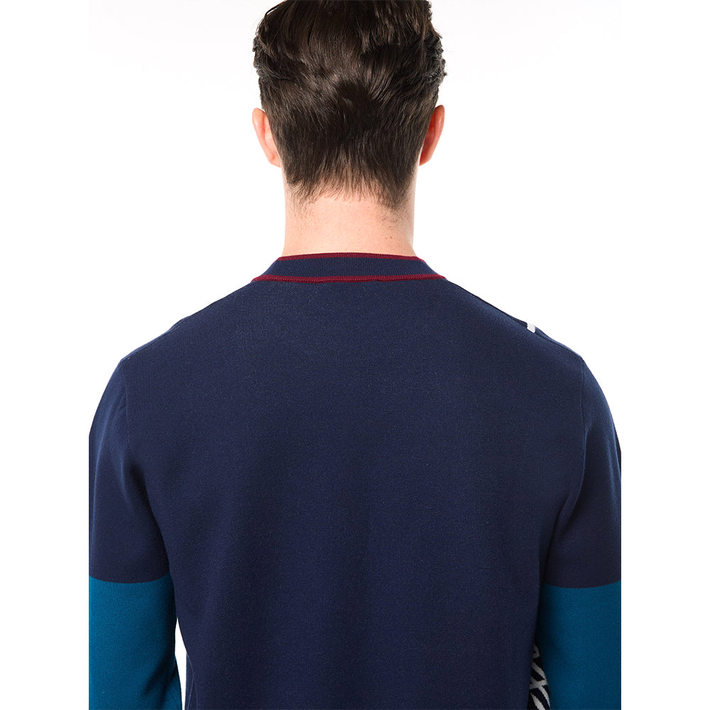 Sergio Tacchini Nota Crewneck - Maritime Blue